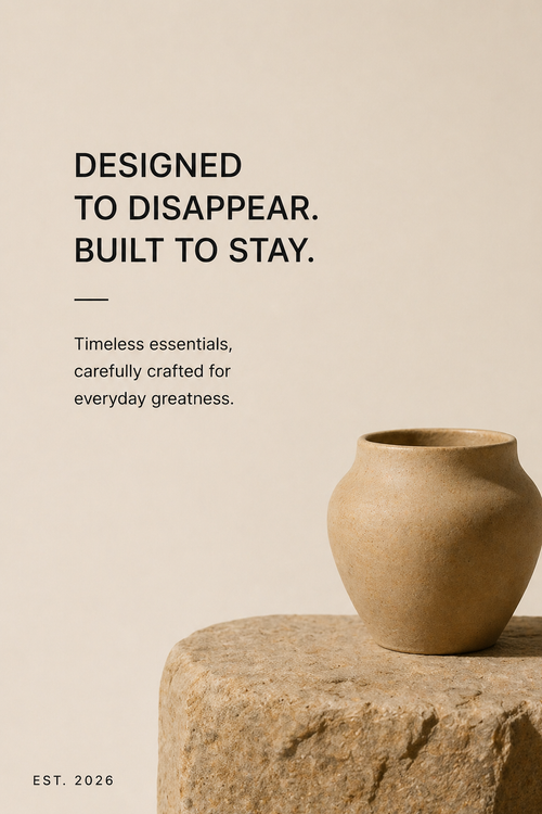Beige Oversized T-Shirt for Men | 240 GSM Heavyweight Cotton | Relaxed Fit Streetwear | JOHA