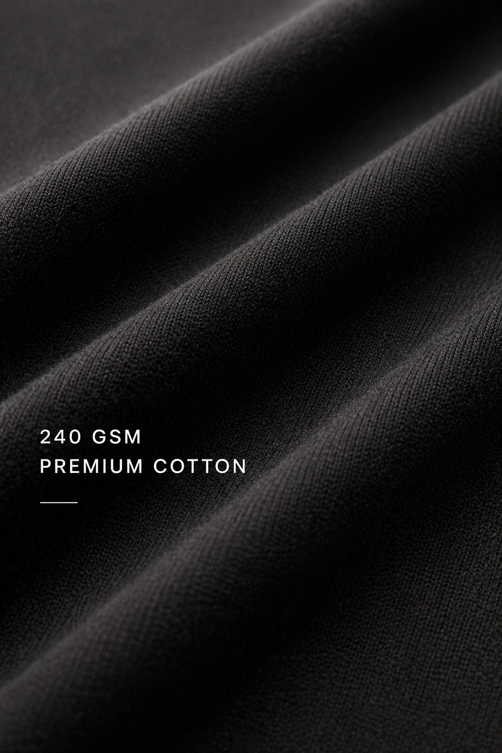 Black Oversized T-Shirt for Men | 240 GSM Heavyweight Cotton | Relaxed Fit Streetwear | JOHA